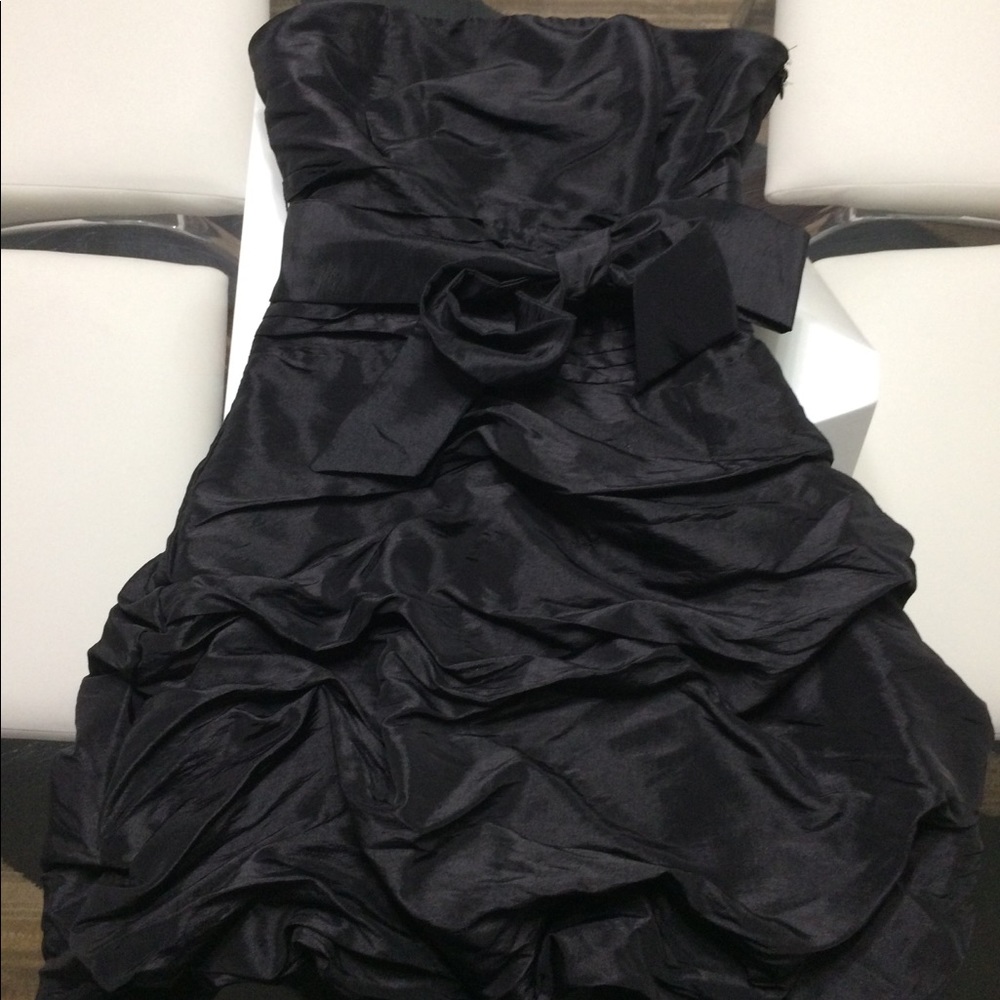 Ruffled Strapless Dress
